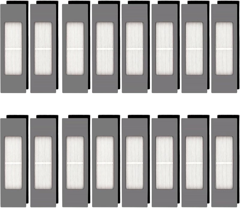 CHAIN PEAK (16 Pieces) N10 HEPA Filters for ECOVACS DEEBOT OZMO N10, N10 Plus, 920, 950, T8 AIVI Max, T9, T5, N5, N7, N8+, N8 Pro Plus, DX55, DX93, DJ65 Robot Vacuum Cleaner Filters Accessories Kit - Image 1